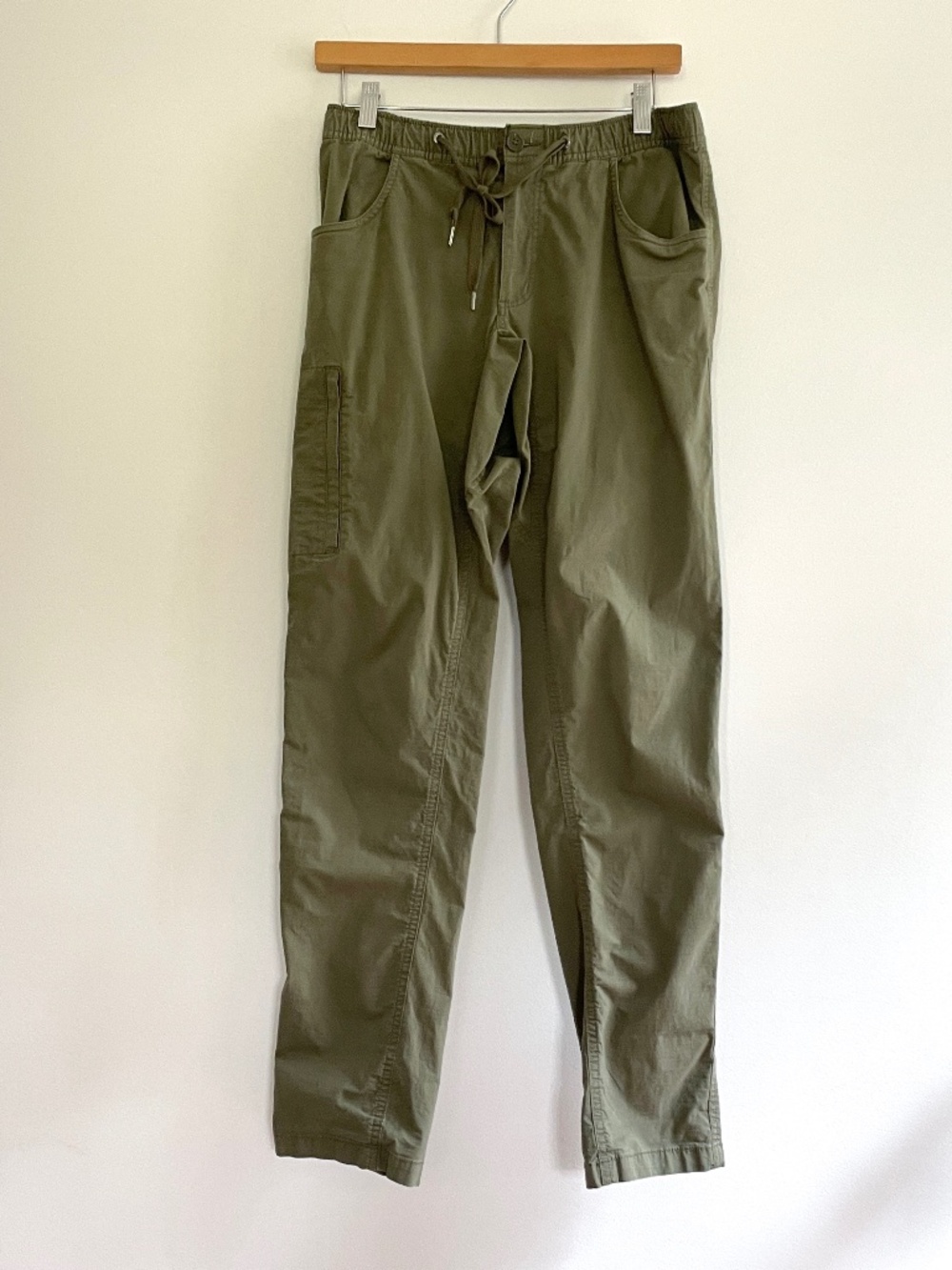 BYLT Weekender Pant Mens M Olive Green Ripstop Cargo Utility Stretch Tapered